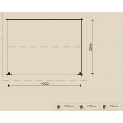 WoodPro Garage 26455 Timber Garages